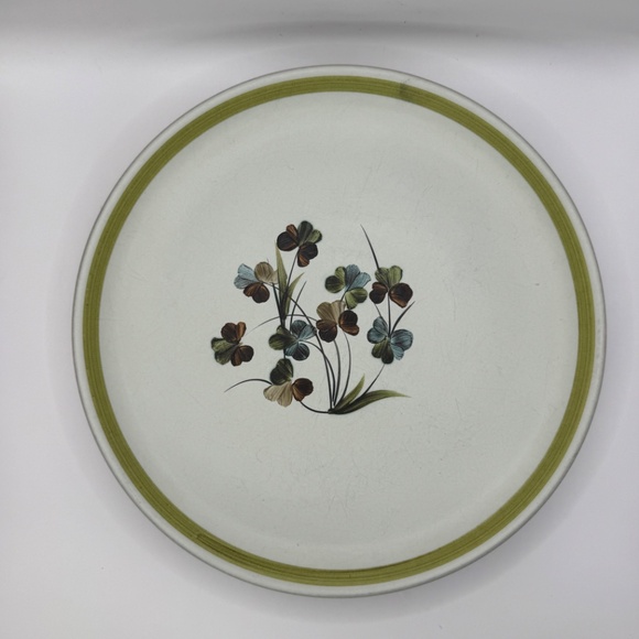 Vintage Denby Shamrock 10 inch dinner plates set of 2 - Picture 4 of 7